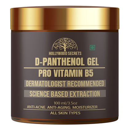 D-Panthenol Provitamin Pantothenic Acid Vitamin B5 Liquid Gel 100ml Hollywood Secrets