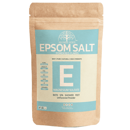Pure Epsom Salt Magnesium Sulfate 1kg Hollywood Secrets