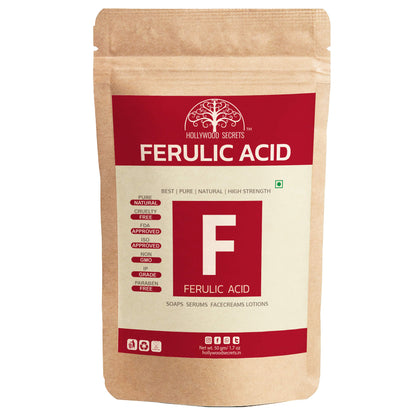 Ferulic Acid Powder 50 gm Hollywood Secrets