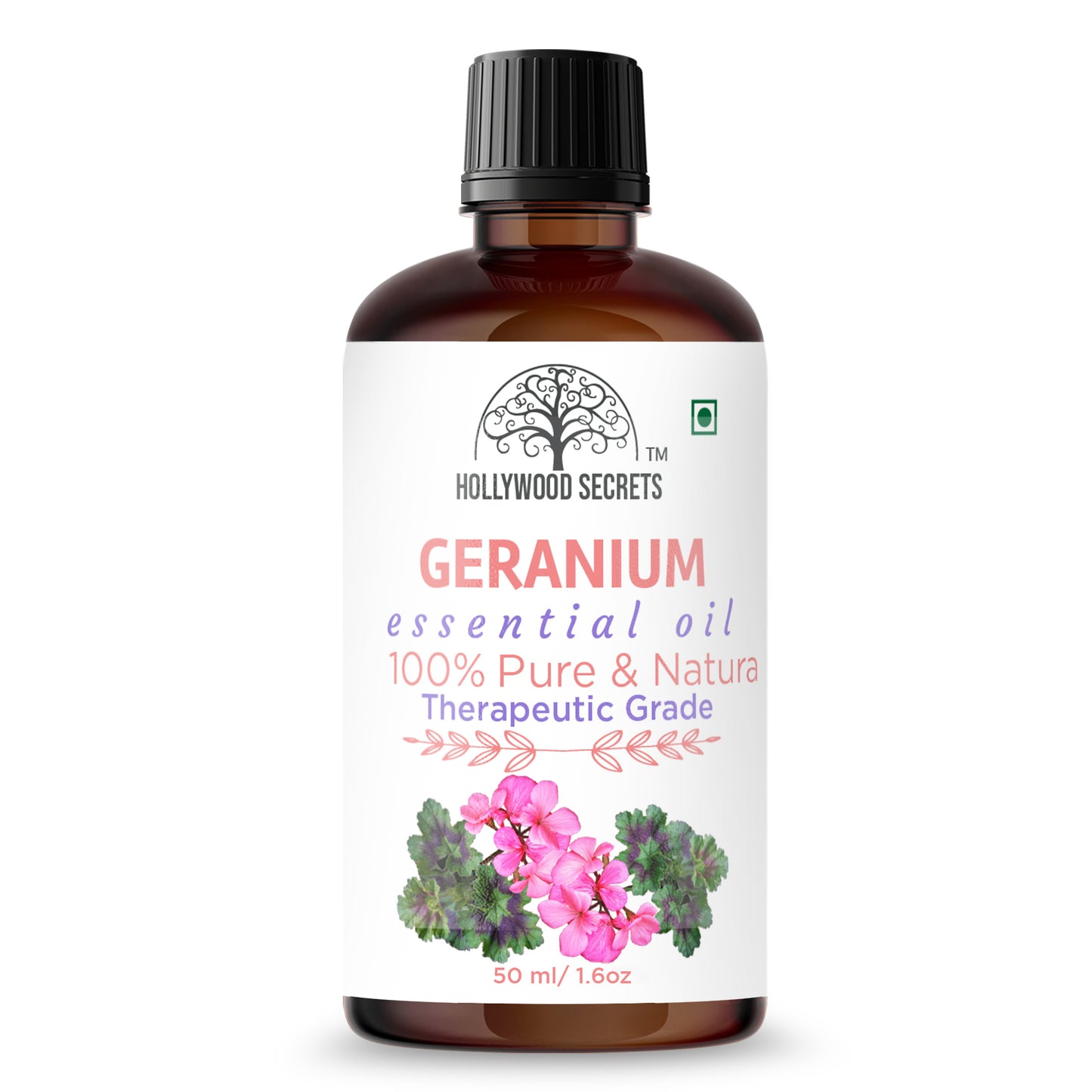 Pure Geranium Essential Oil Therapeutic Grade Hollywood Secrets