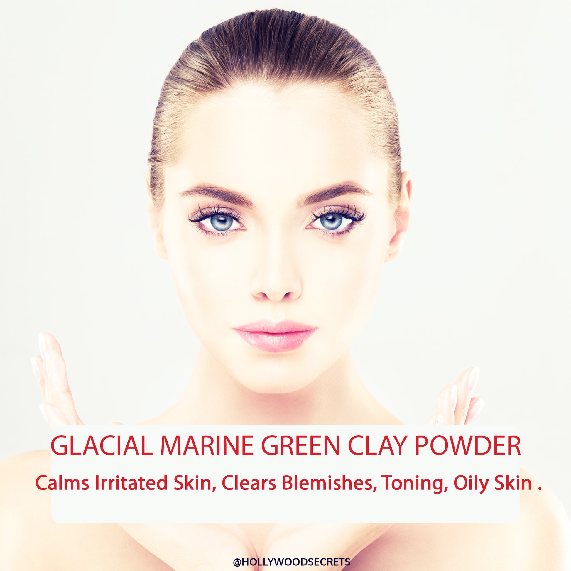Pure Glacial Marine Green Clay 100Gms Hollywood Secrets