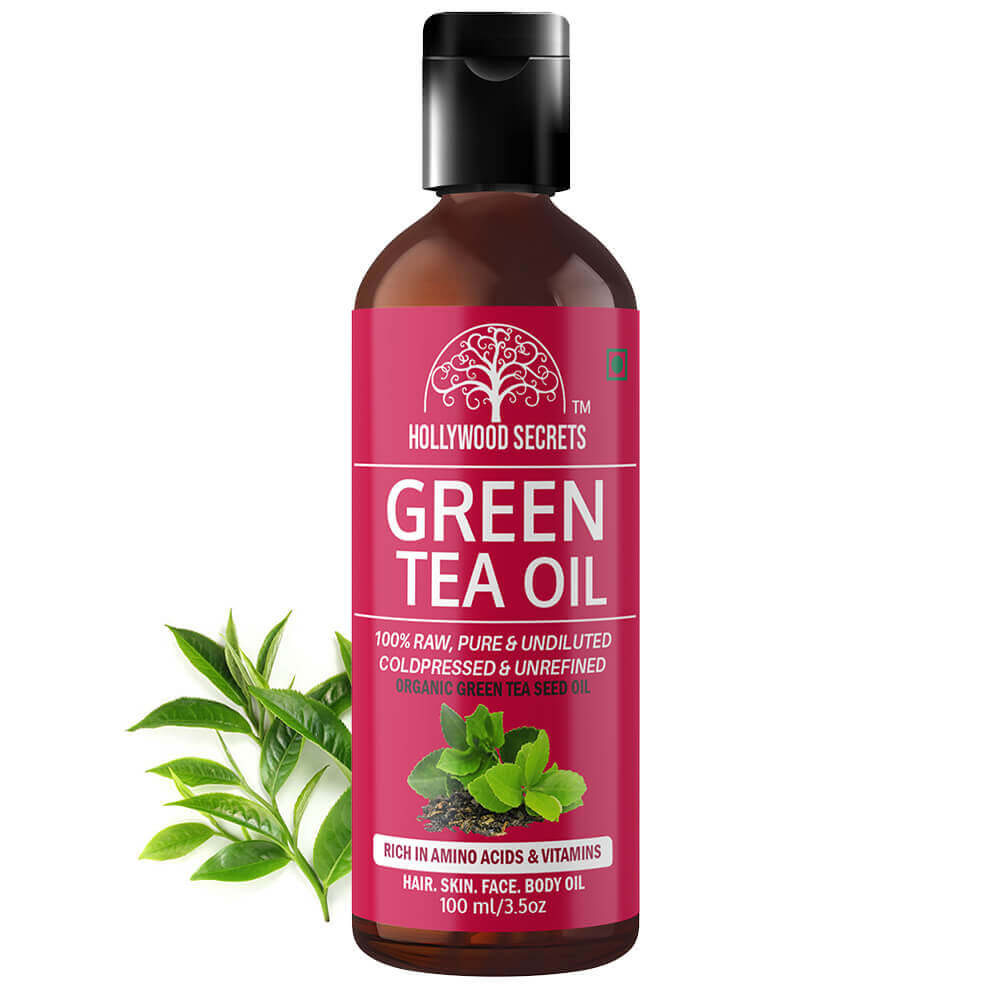 Green Tea Oil Pure Cold Pressed 100ml Hollywood Secrets