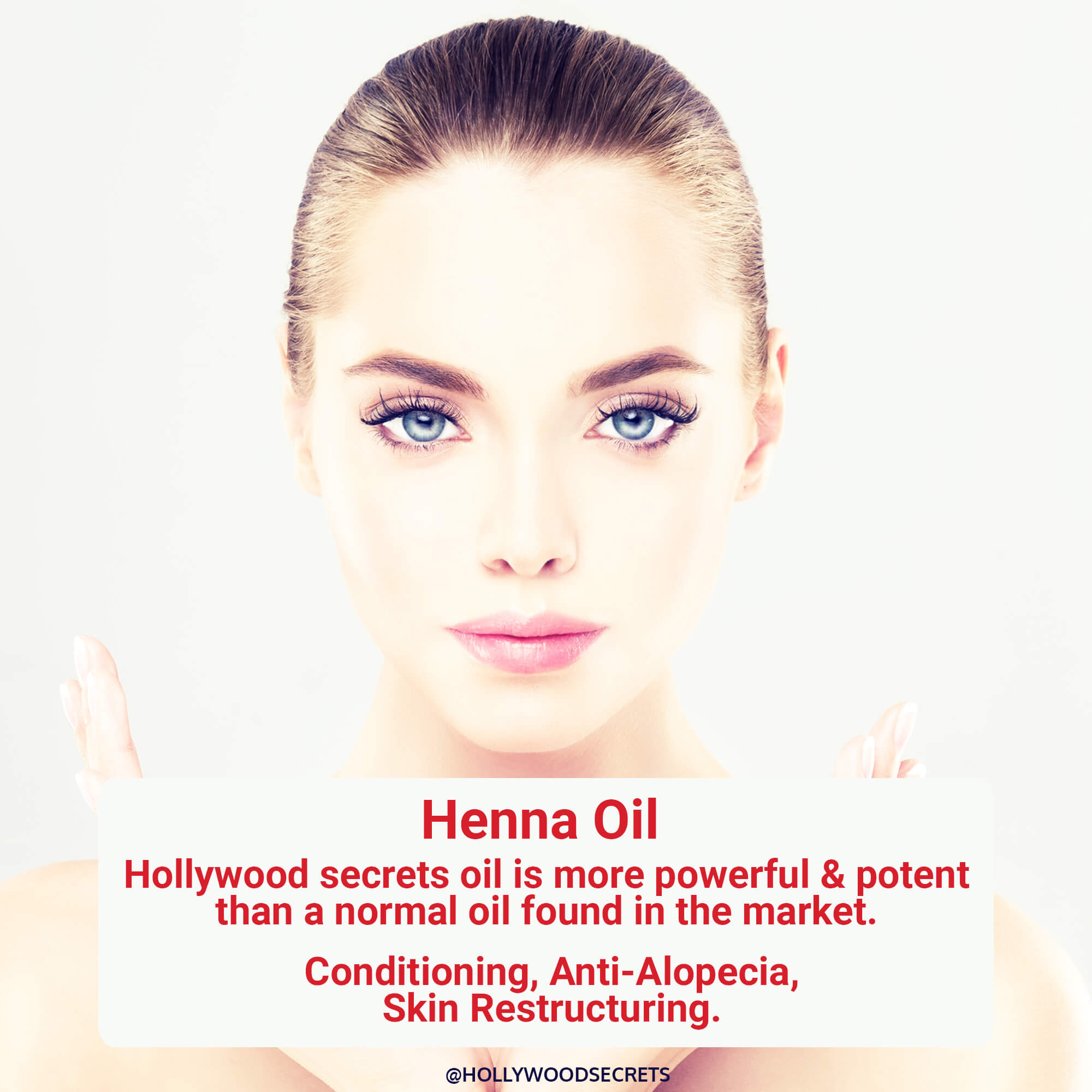 Organic Rosemary & Henna Hair Oil - Nourishing Hair Care