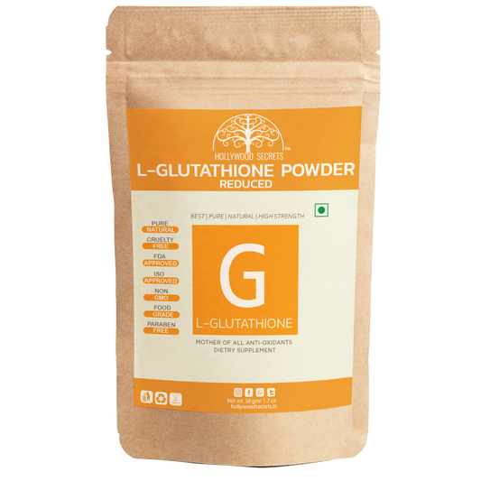 Pure L-Glutathione Powder 50gms Hollywood Secrets