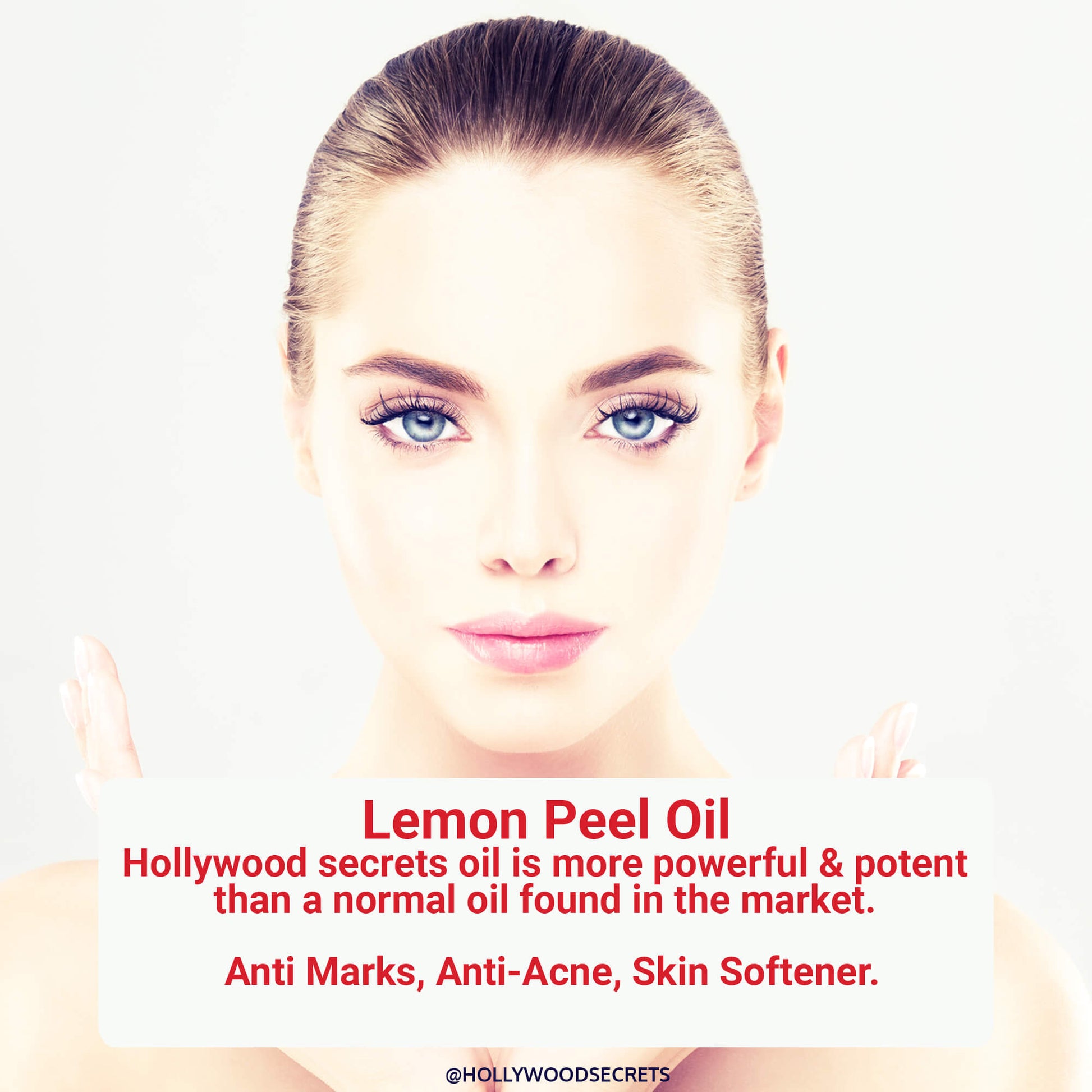Lemon Peel Oil Pure Cold Pressed 100ml Hollywood Secrets