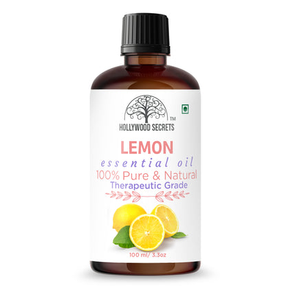 Pure Lemon Essential Oil Therapeutic Grade Hollywood Secrets