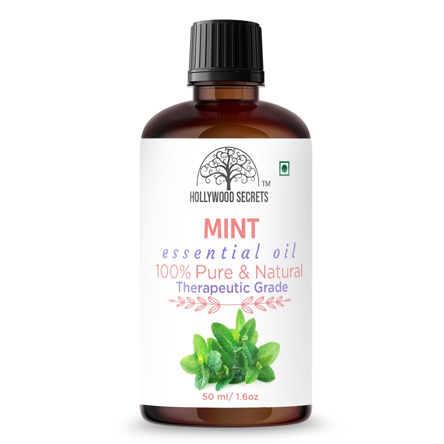 Pure Mint Essential Oil Therapeutic Grade Hollywood Secrets