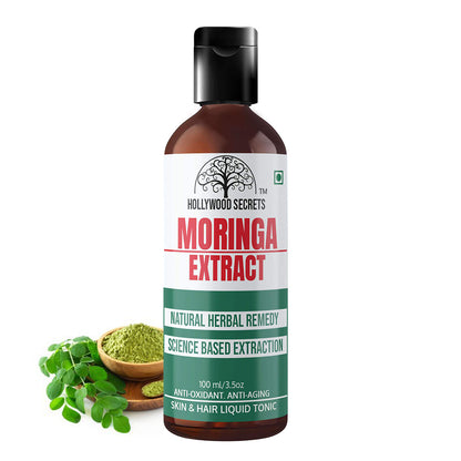 Pure 85% Moringa Oleifera Liquid Extract 100 ml Hollywood Secrets
