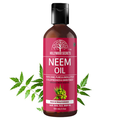 Neem Oil Pure Cold Pressed 100ml Hollywood Secrets