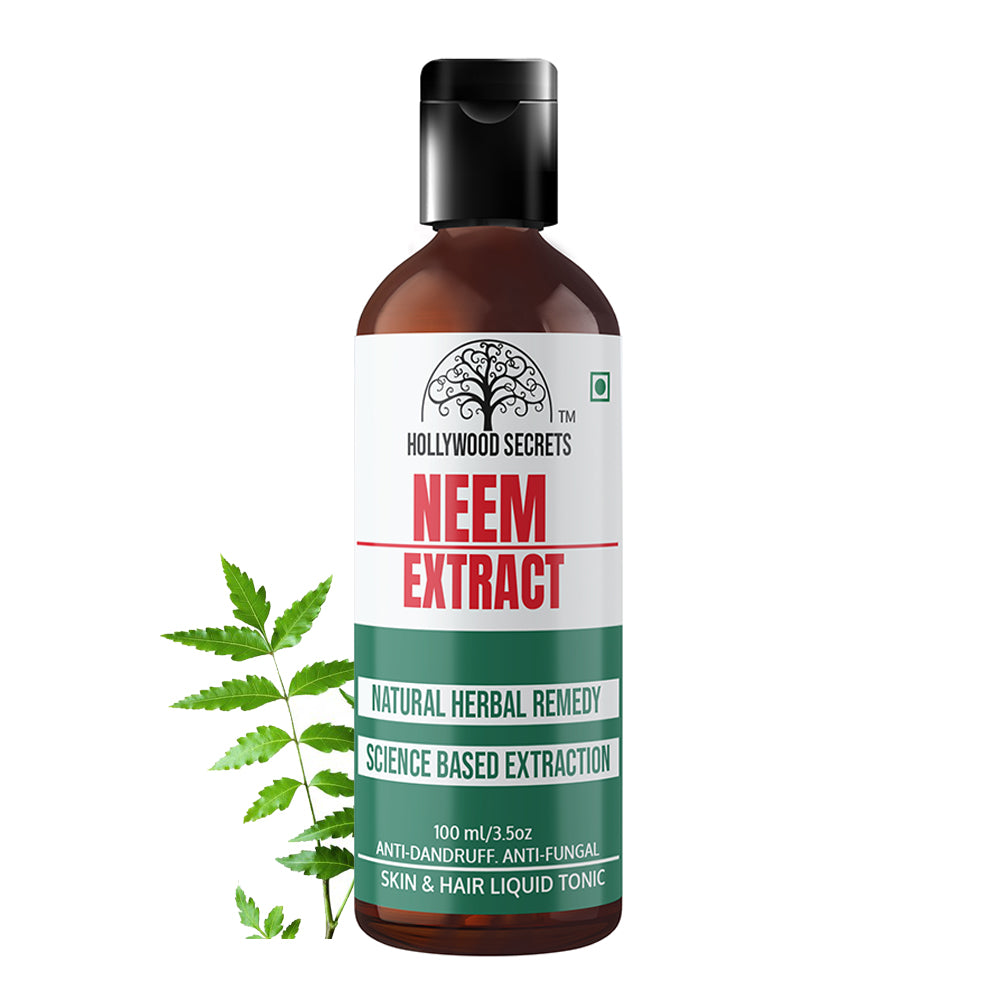 Pure 85% Neem Liquid Extract 100ml Hollywood Secrets