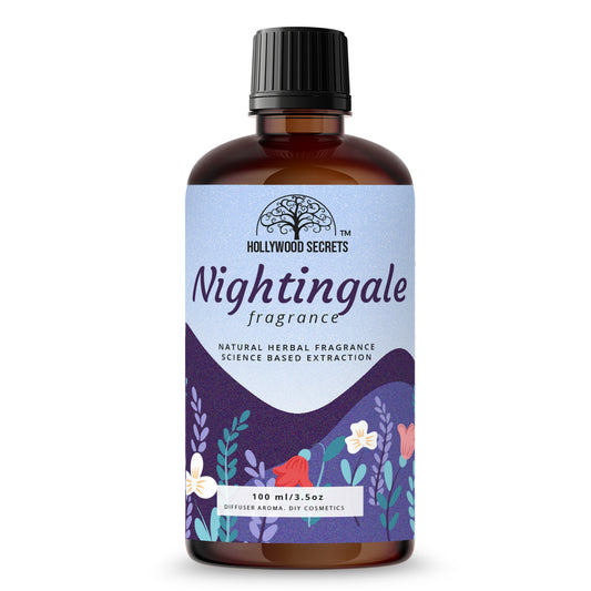 Pure Nightingale Fragrance Liquid For Diffuser And Cosmetic 100ml Hollywood Secrets