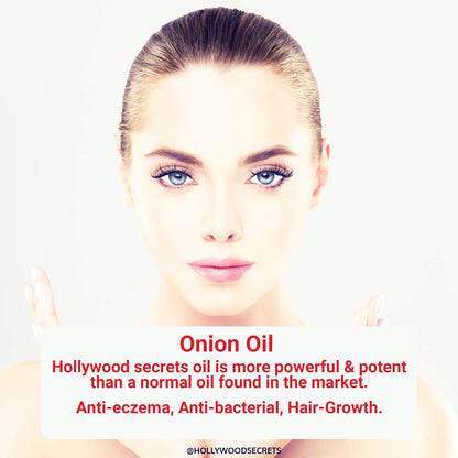 Onion Oil Pure Cold Pressed 100ml Hollywood Secrets
