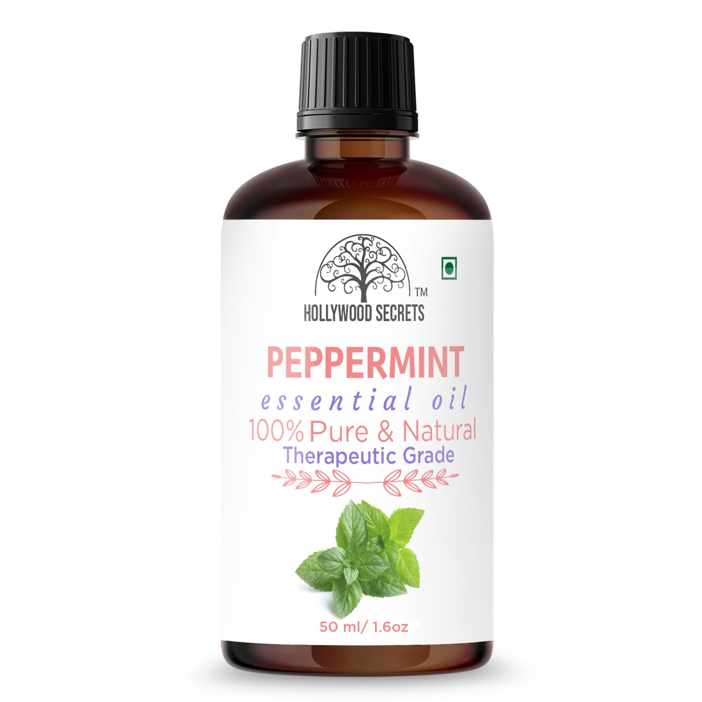 Pure Peppermint Essential Oil Therapeutic Grade Hollywood Secrets