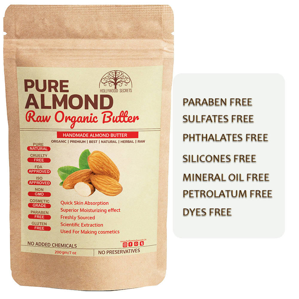 Raw Almond Body Skin Butter 200 gm Hollywood Secrets