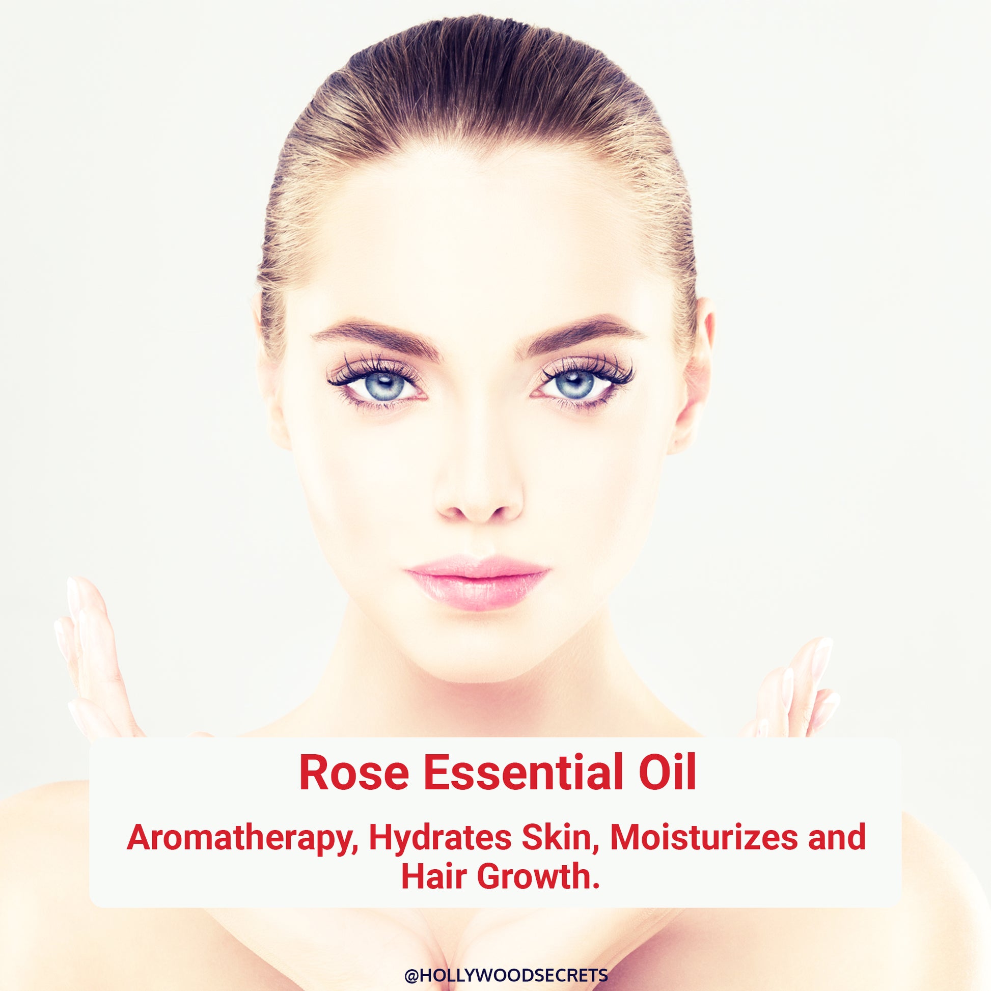 Pure Rose Essential Oil Therapeutic Grade Hollywood Secrets