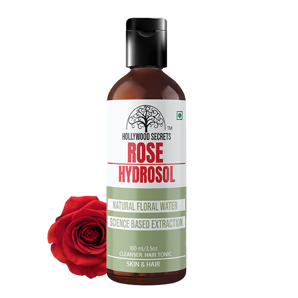 Pure Rose Hydrosol Floral Water 100ml Hollywood Secrets