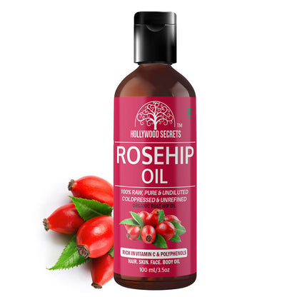 Rosehip Oil Pure Cold Pressed 100ml Hollywood Secrets