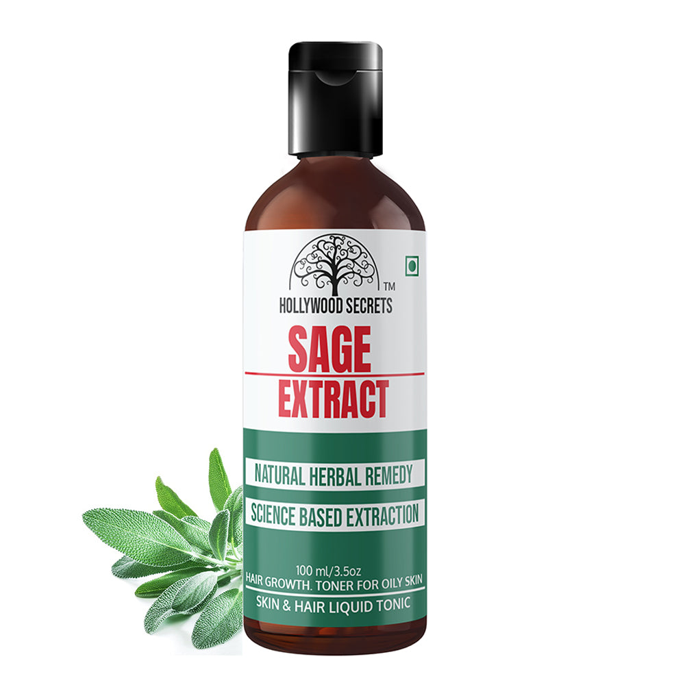 Pure 85% Sage Liquid Extract 100ml Hollywood Secrets