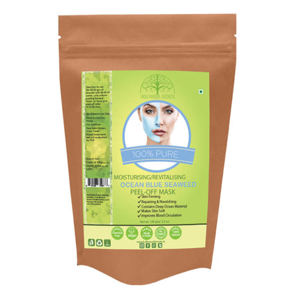 Organic Ocean Blue Seaweed Powder Peel Off Mask For Skin (100 Gms)
