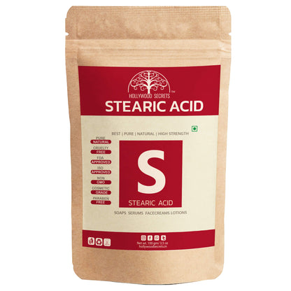 Stearic Acid Powder 100gm Hollywood Secrets