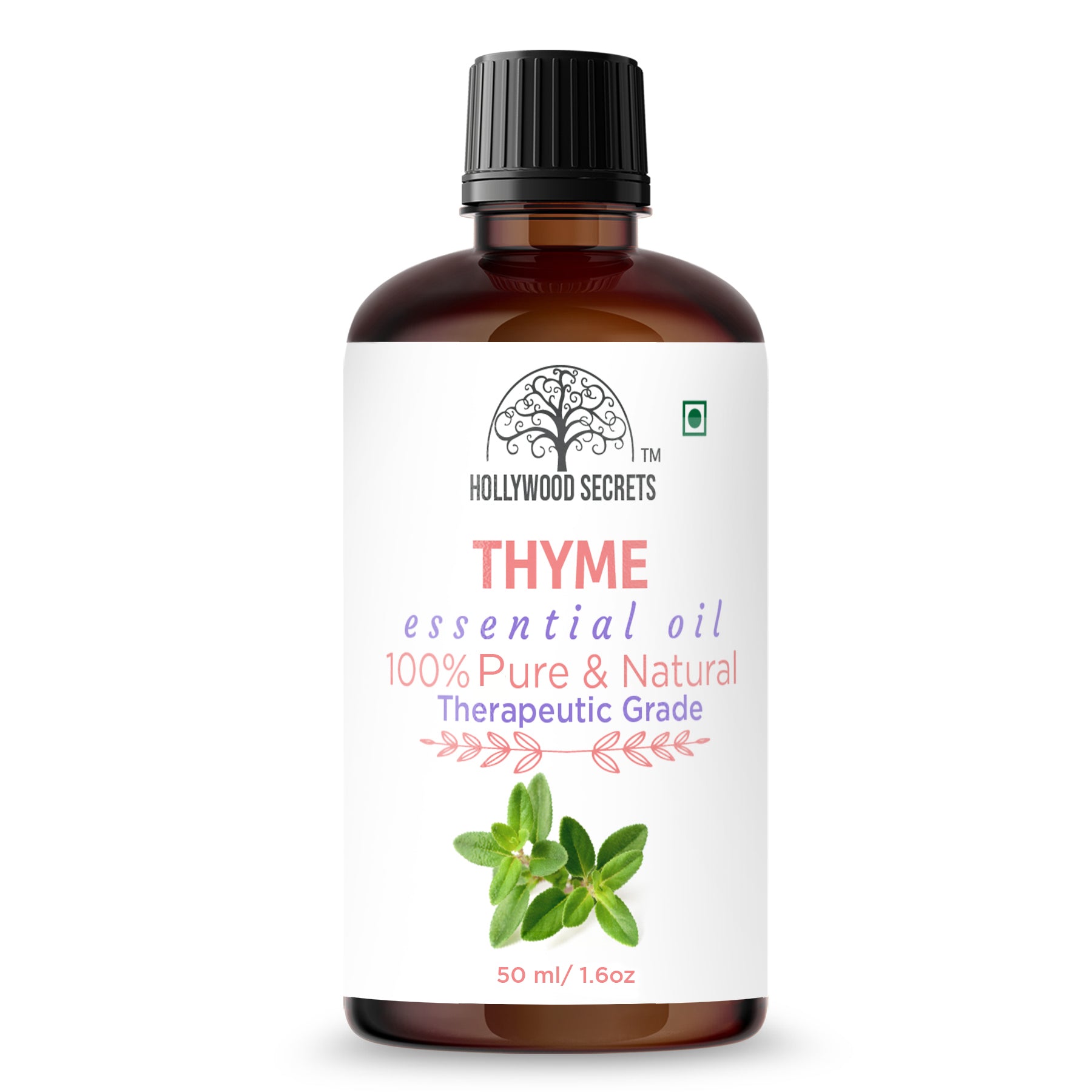 Pure Thyme Essential Oil Therapeutic Grade Hollywood Secrets
