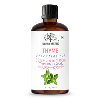Pure Thyme Essential Oil Therapeutic Grade Hollywood Secrets
