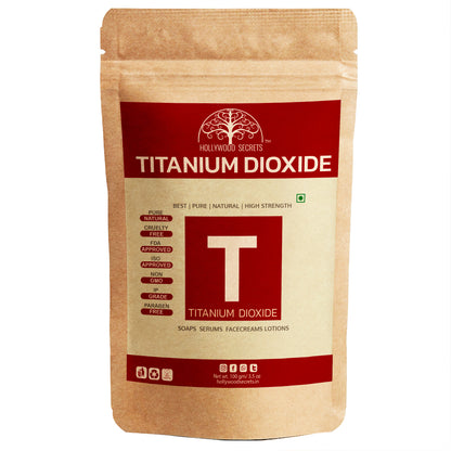 Titanium Dioxide Powder DIY Cosmetics 100gm Hollywood Secrets