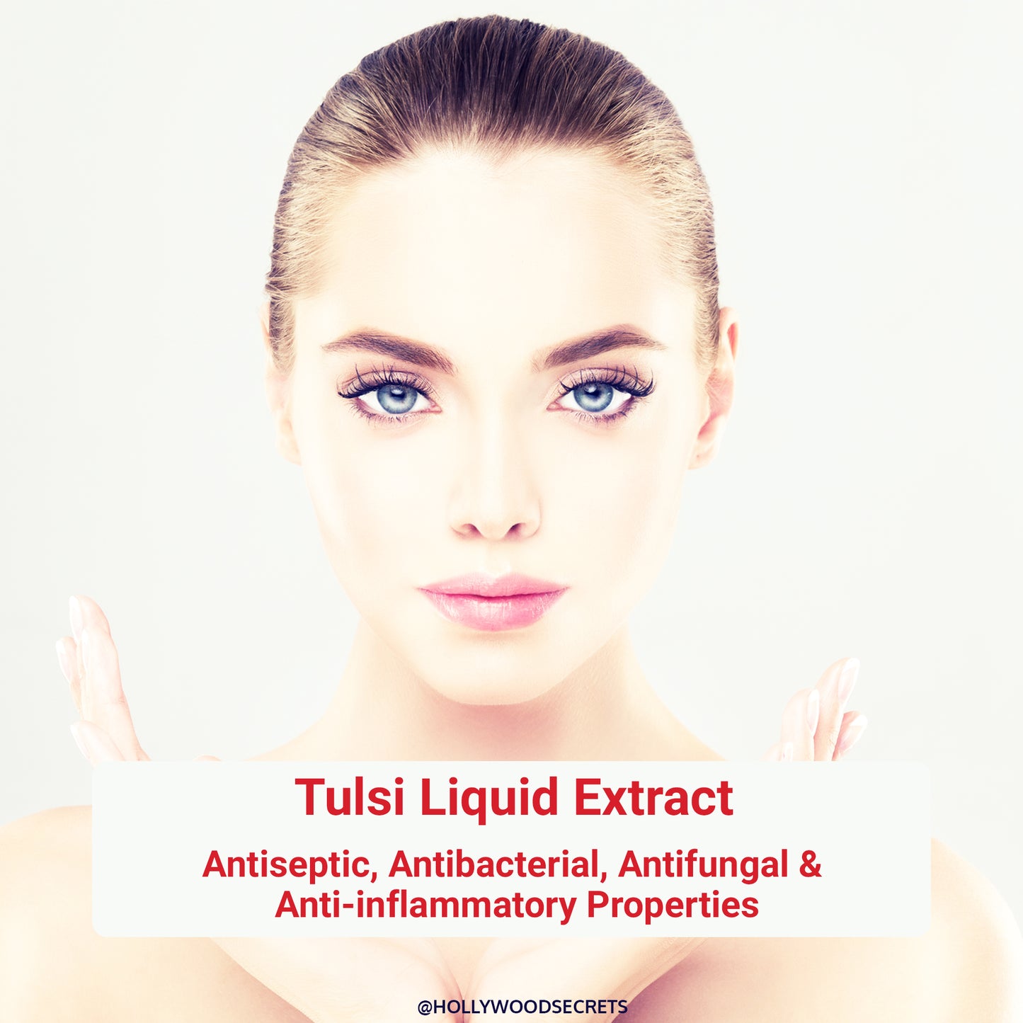 Pure 85% Tulsi Liquid Extract 100ml Hollywood Secrets