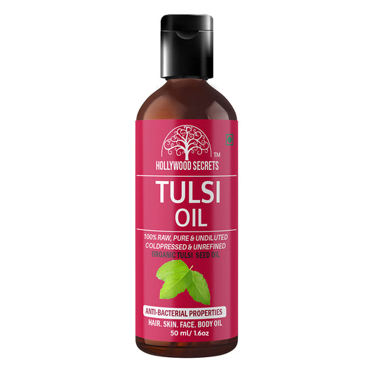 Tulsi Oil Holy Basil Pure Cold Pressed Hollywood Secrets