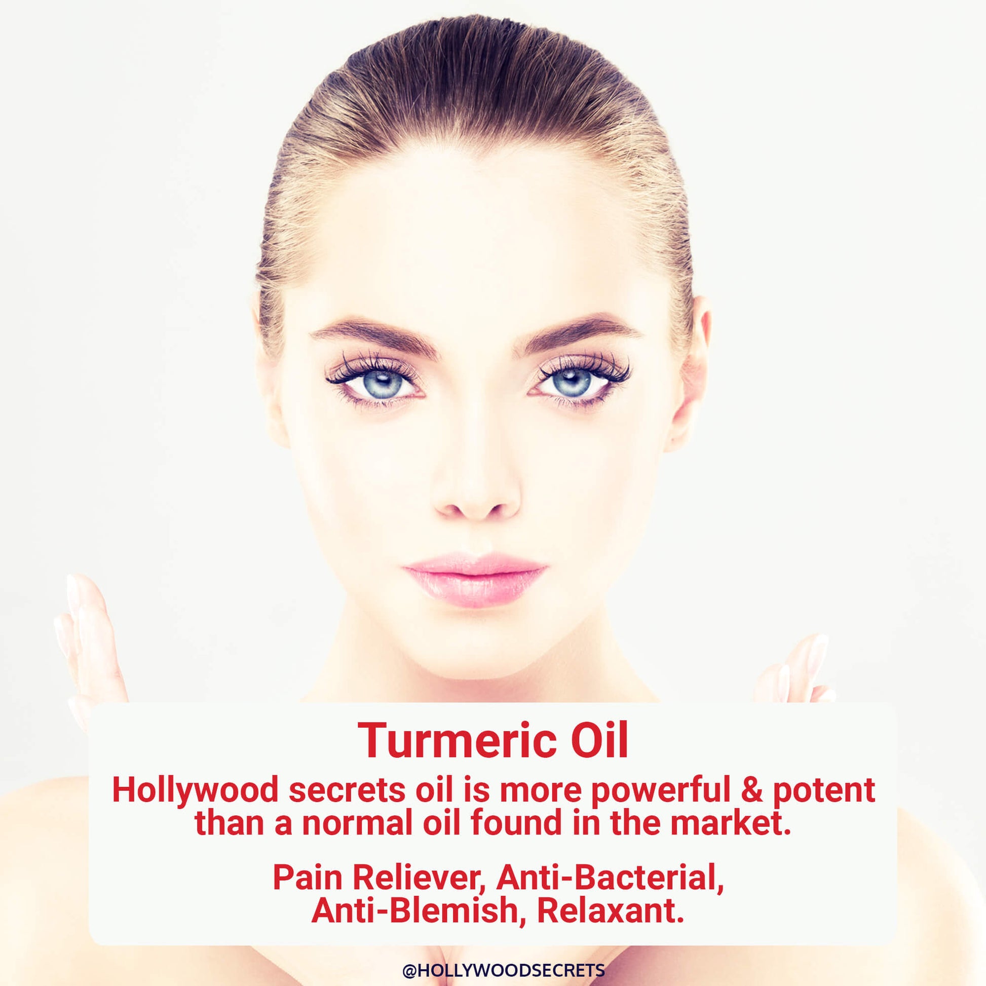 Turmeric Oil Pure Cold Pressed 100ml Hollywood Secrets