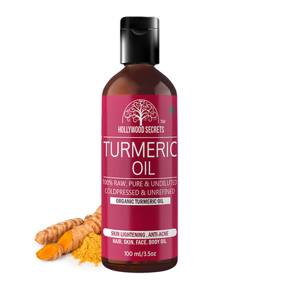 Turmeric Oil Pure Cold Pressed 100ml Hollywood Secrets