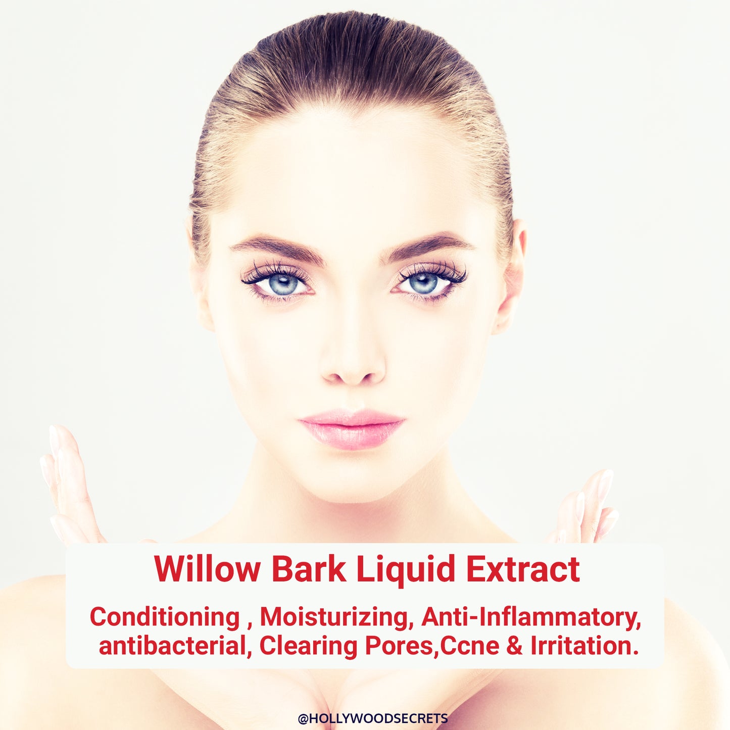 Pure 85% Willow Bark Liquid Extract 100ml Hollywood Secrets