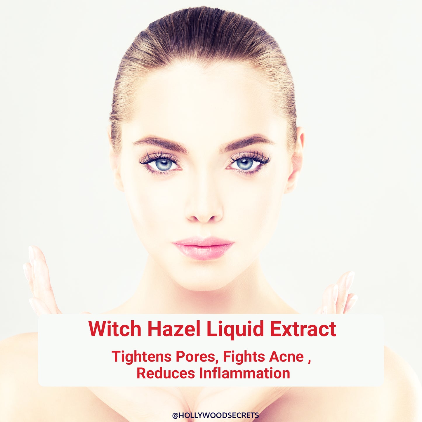 Pure 85% Witch Hazel Liquid Extract 100ml Hollywood Secrets