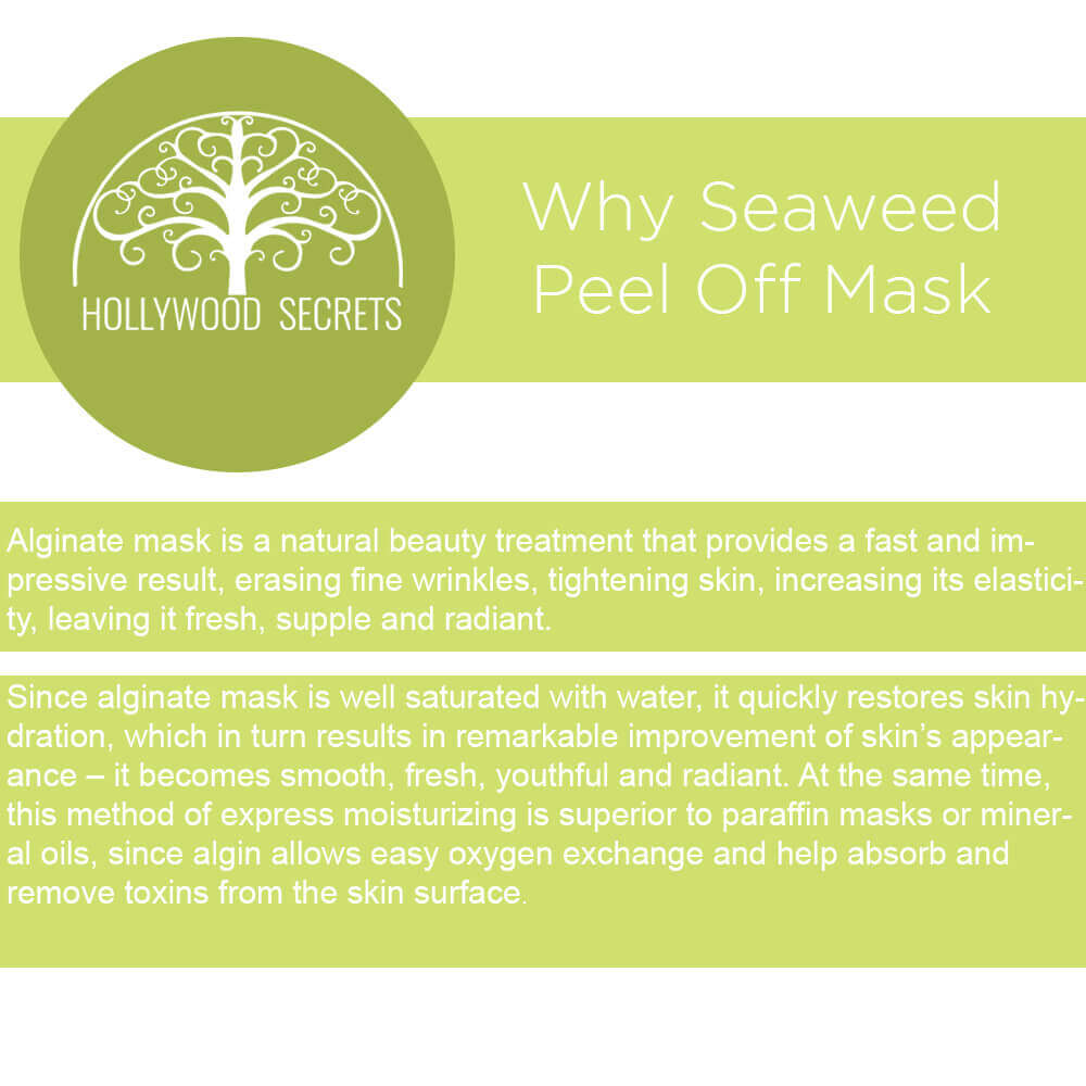 Organic Ocean Blue Seaweed Powder Peel Off Mask For Skin (100 Gms)