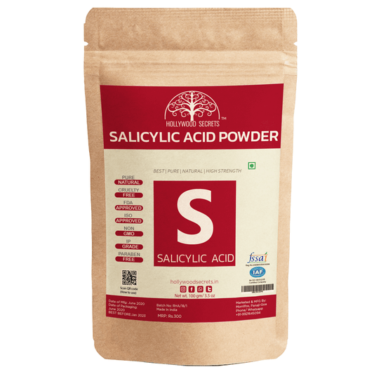 Pure Salicylic Acid Powder (100 Gms) Hollywood Secrets