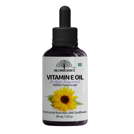 Vitamin E  Oil D-Alpha Tocopherol 1000 IU 30ml Hollywood Secrets