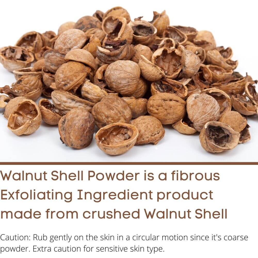 Pure Walnut Scrub Powder 100 gm Hollywood Secrets